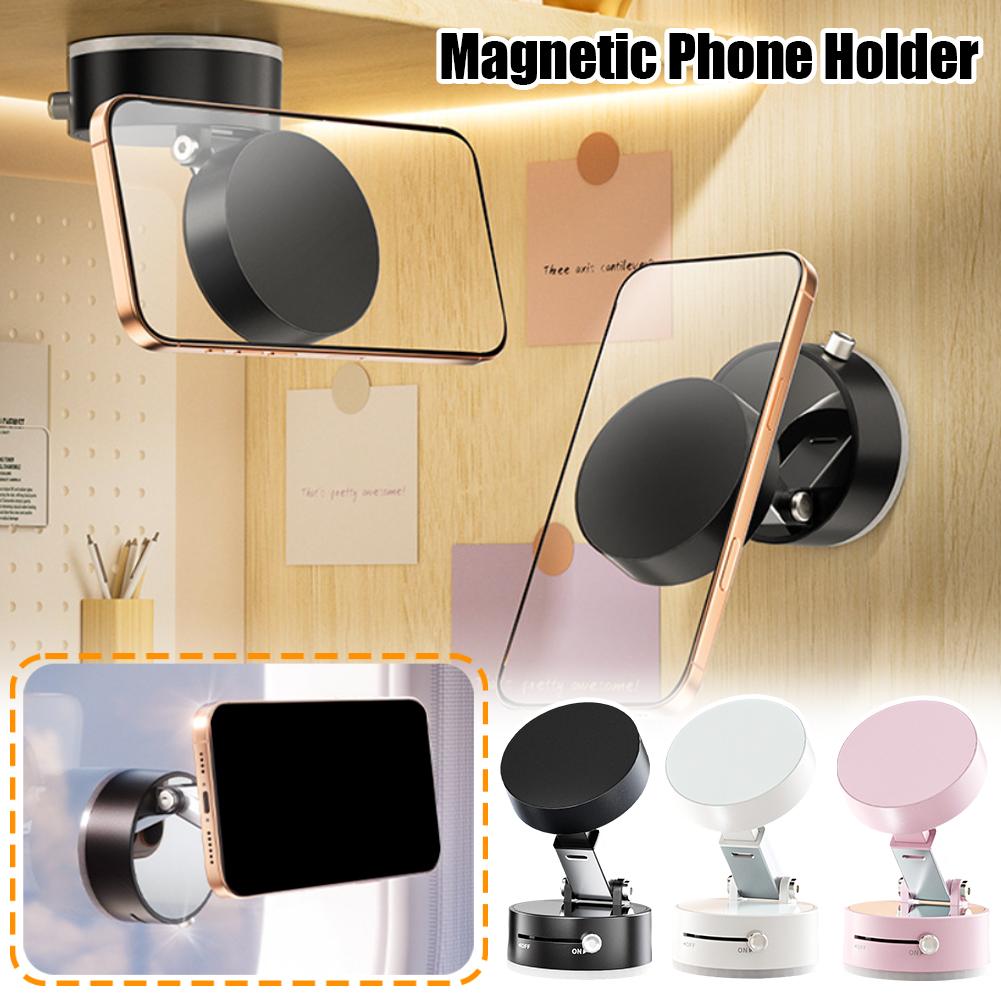Foldable Magnetic Car Phone Holder – Hands-Free Suction Mount