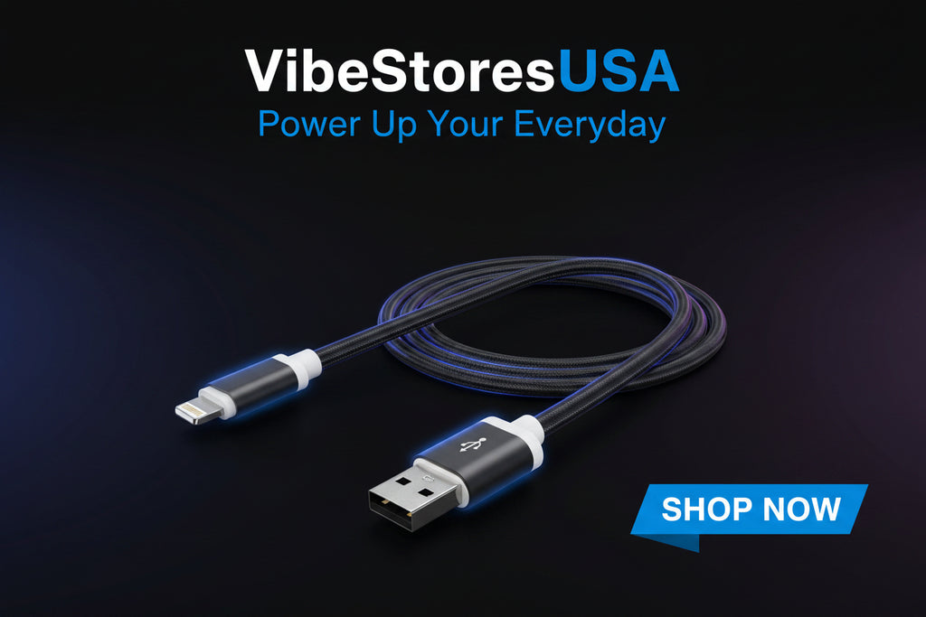 3-Pack: 10FT Heavy Duty Braided iPhone Lightning USB Cable