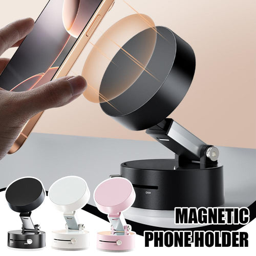 Foldable Magnetic Car Phone Holder – Hands-Free Suction Mount