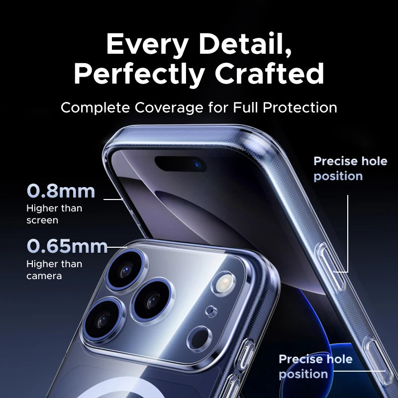 Magnetic Case – Premium MagSafe Protection for iPhone 14, 15, 16 et 17 Pro/Pro Max.