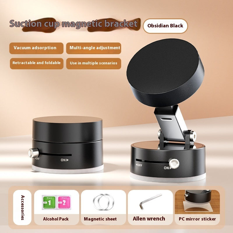Foldable Magnetic Car Phone Holder – Hands-Free Suction Mount